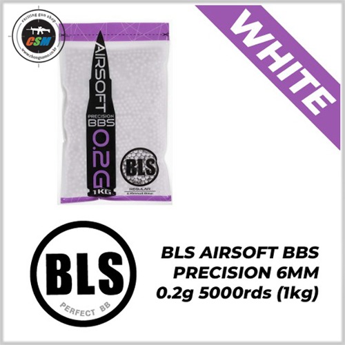[BLS] 0.2g White Precision 6mm 비비탄 5000발